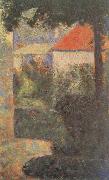 Georges Seurat Houses at Le Raincy oil on canvas